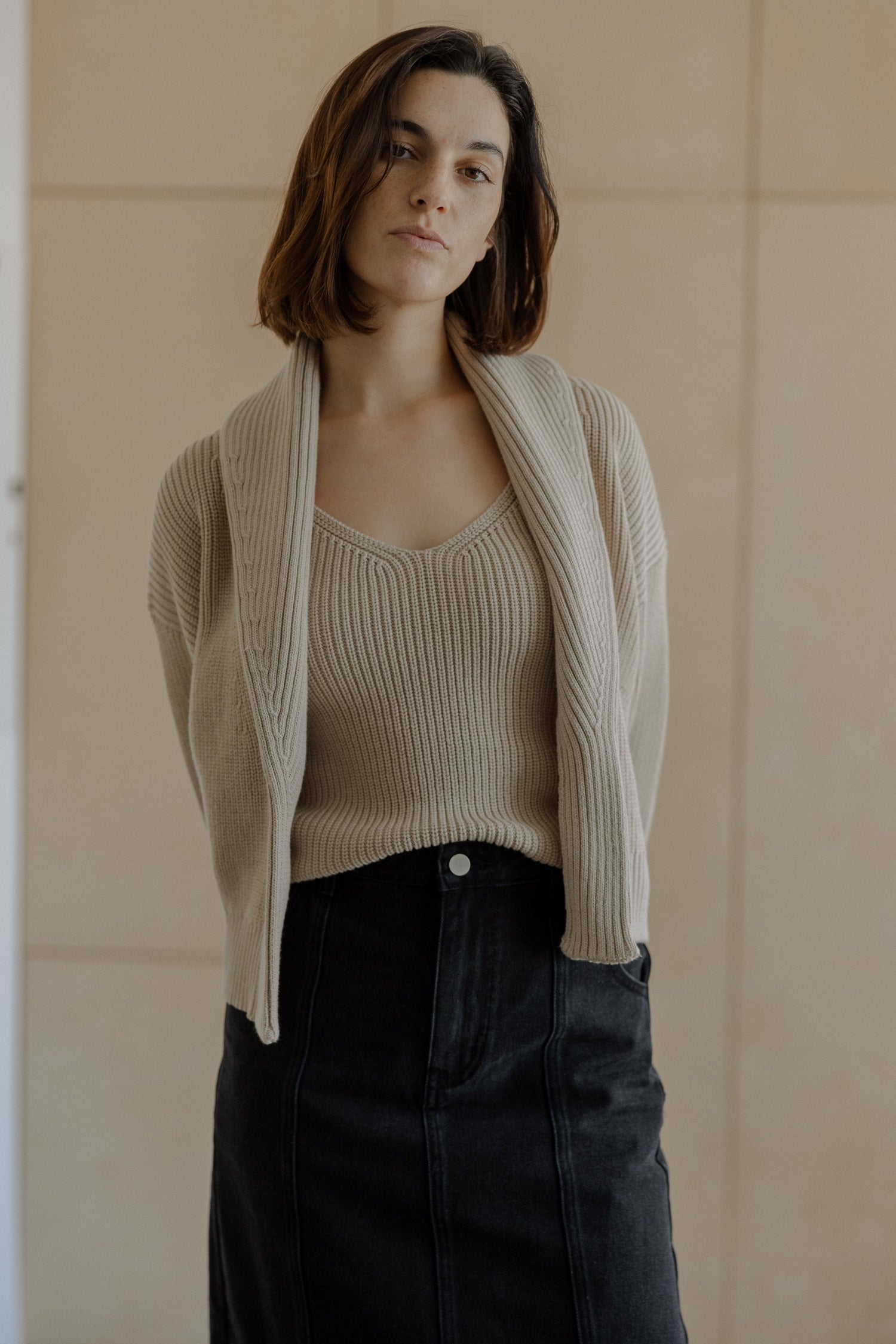 The Ivy Cardigan | Women's Shawl Collar Knit Cardigan – Mod Ref