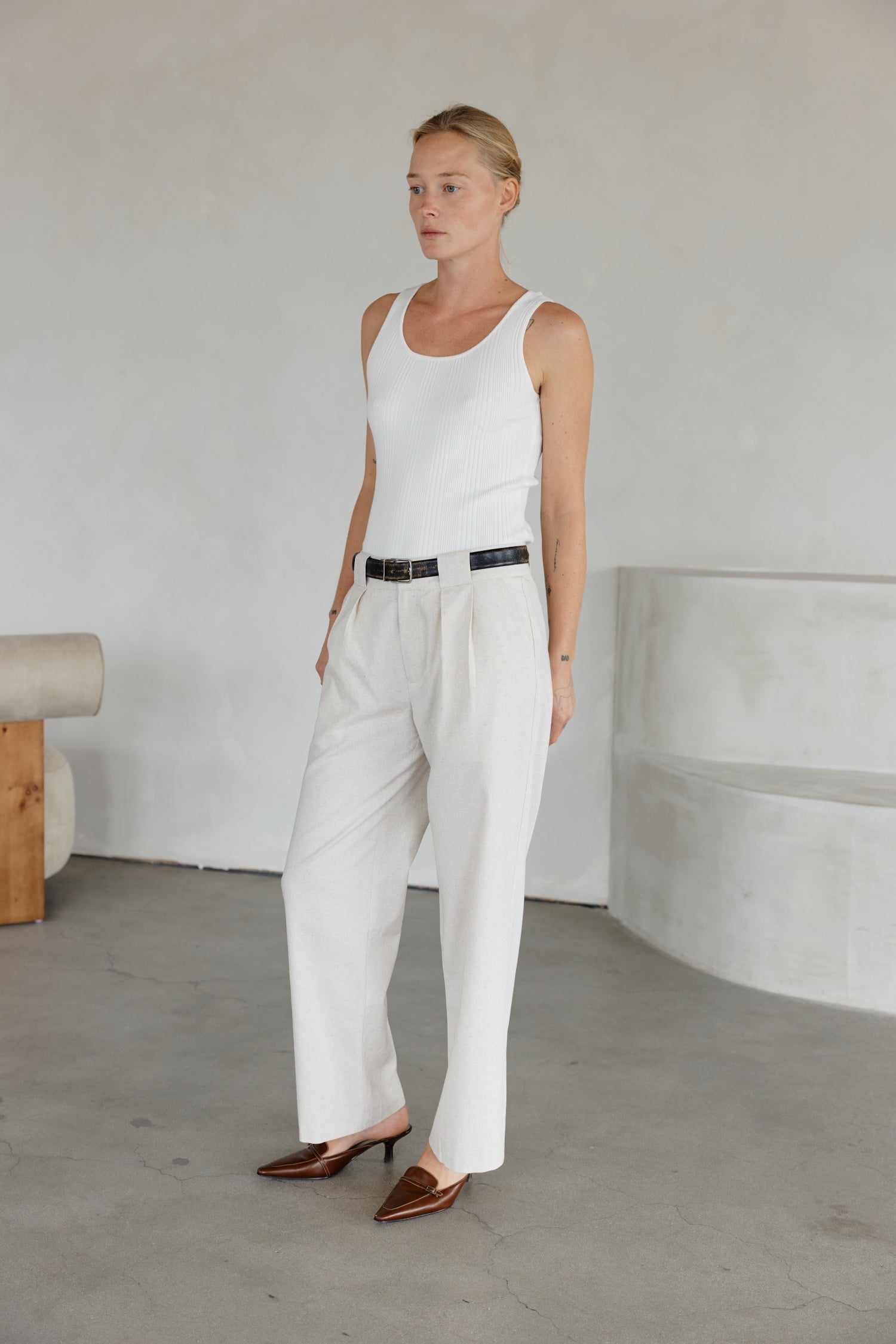 Toni - Summer Linen Trouser | Bella di Notte