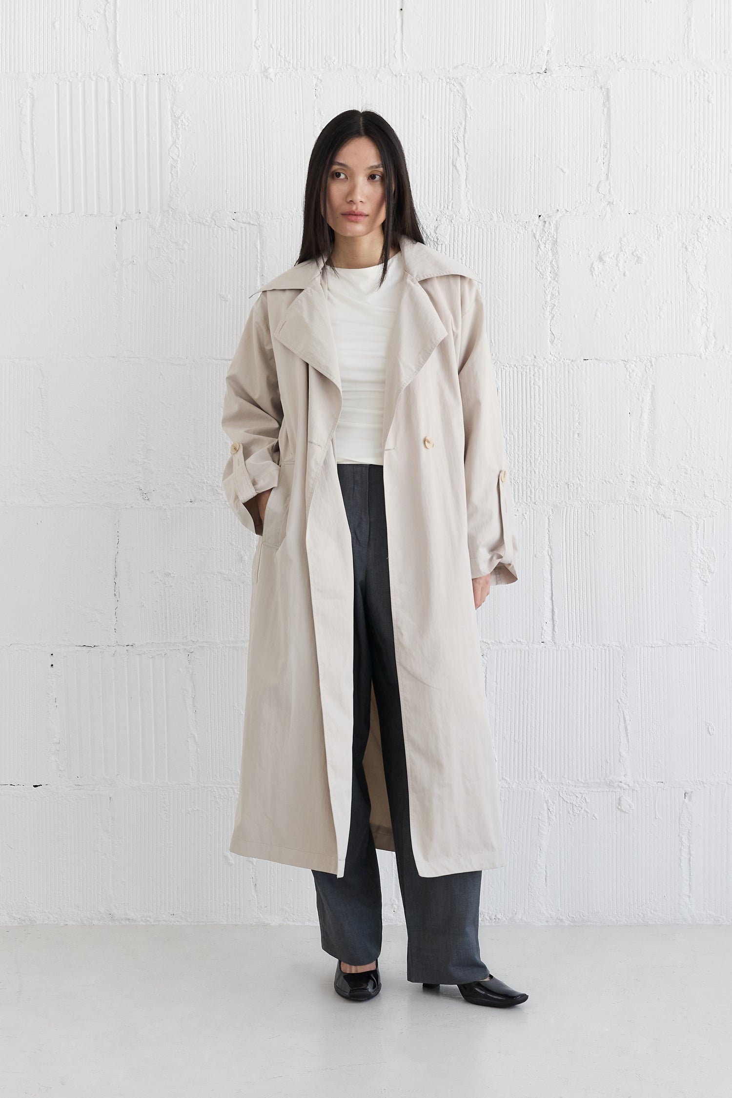 Mod Style Trench store Coat by Monroe & Main